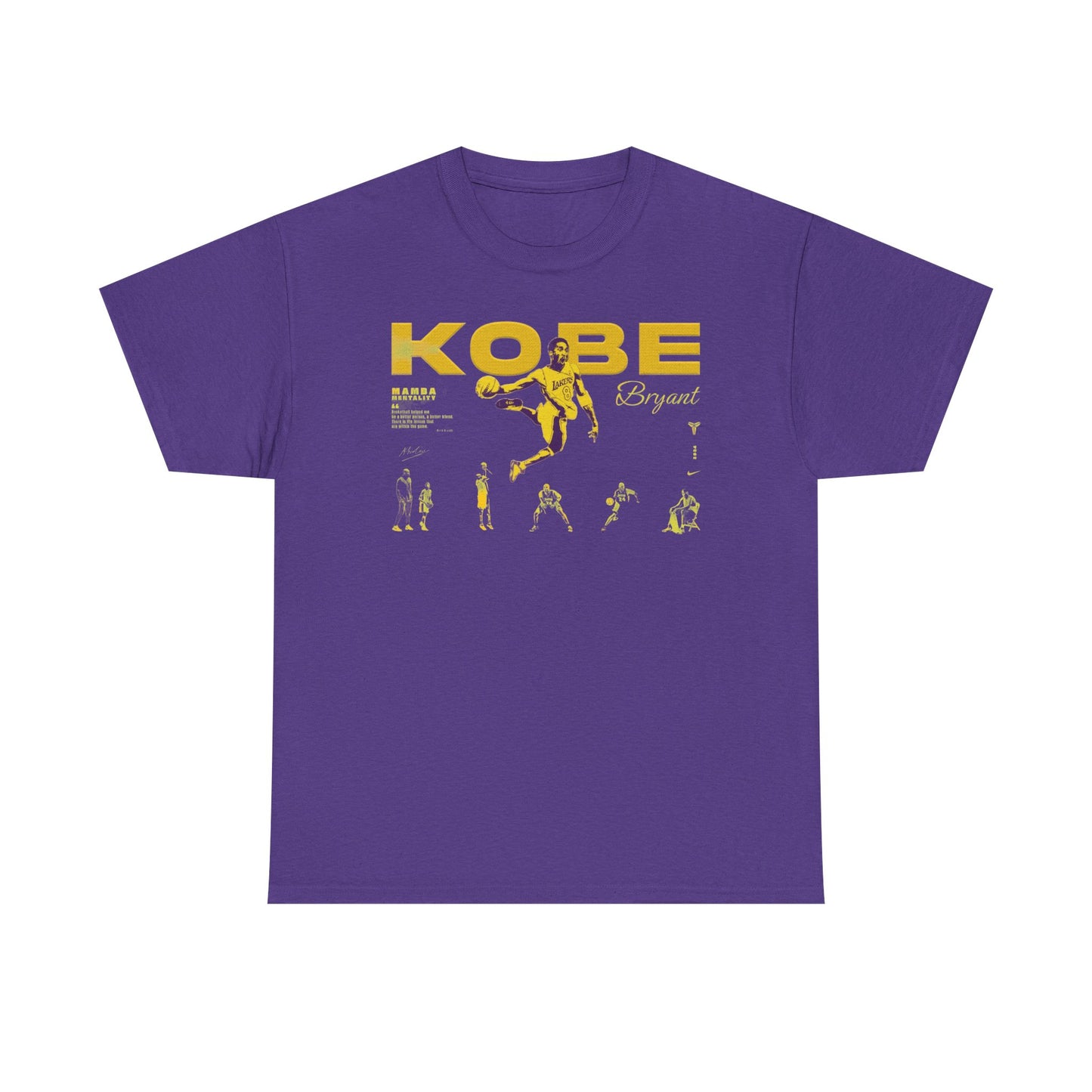 Kobe Tribute Unisex Heavy Cotton Tee – Basketball Fan Apparel