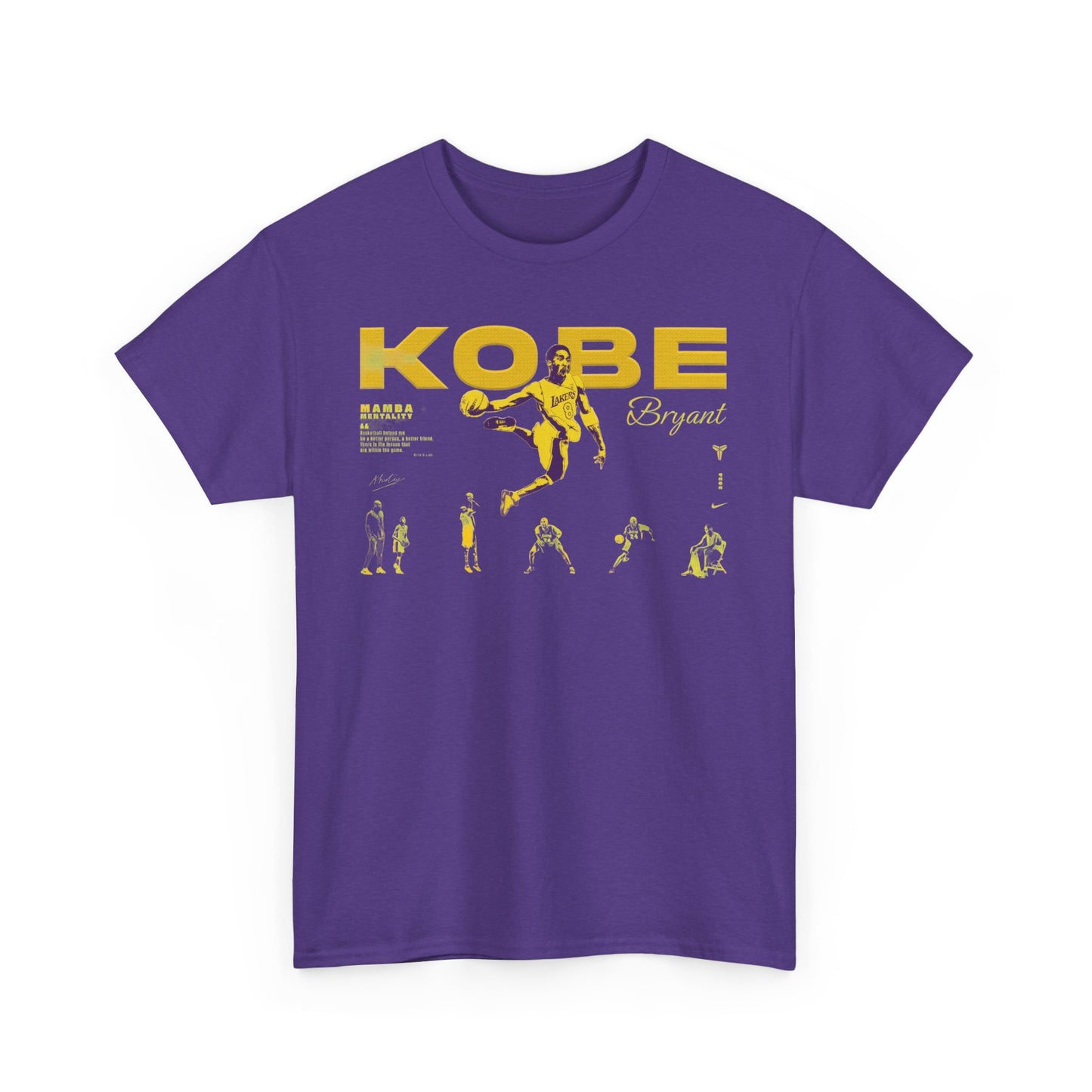 Kobe Tribute Unisex Heavy Cotton Tee – Basketball Fan Apparel