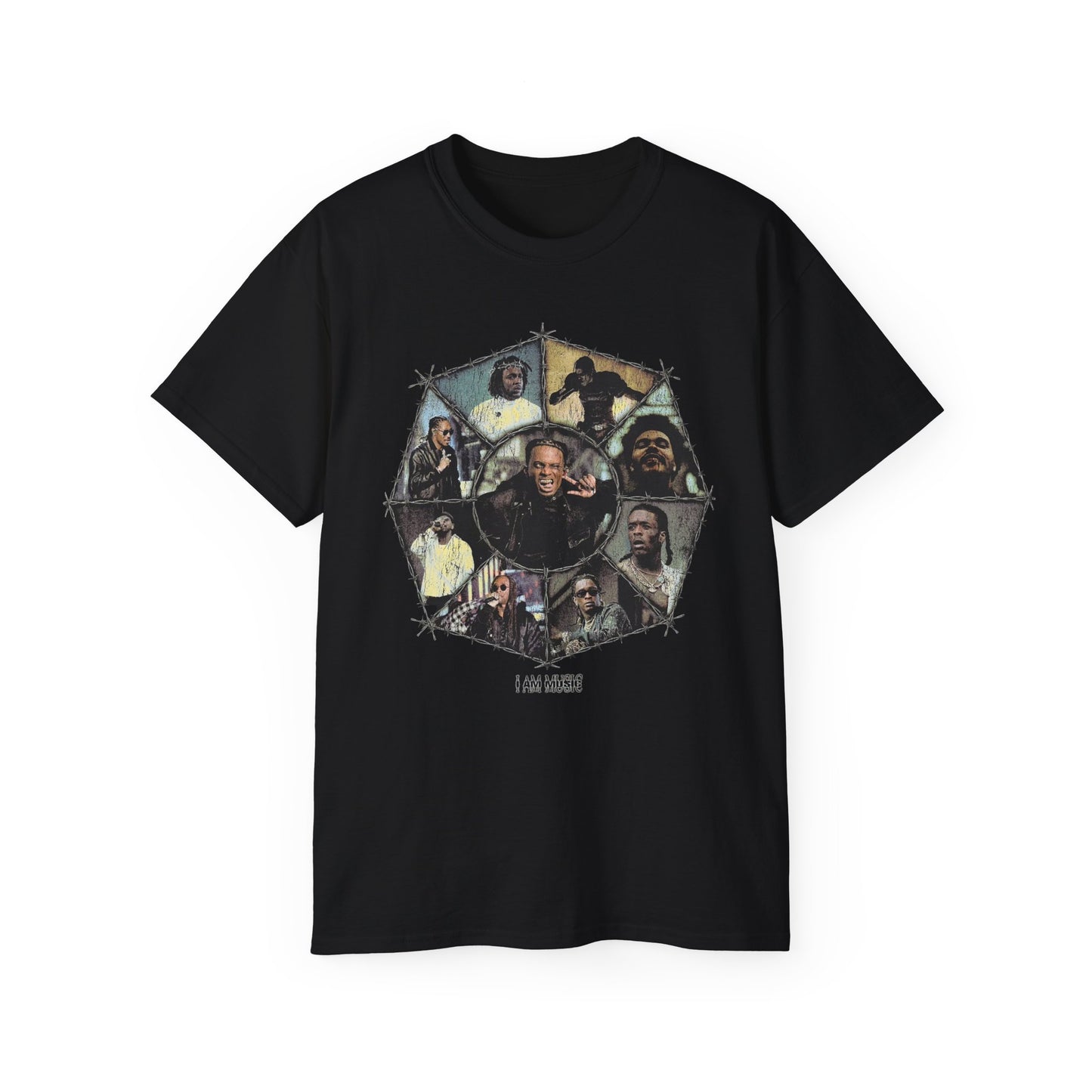Unisex Cotton Graphic Tee - carti Vintage graphic tee shirt