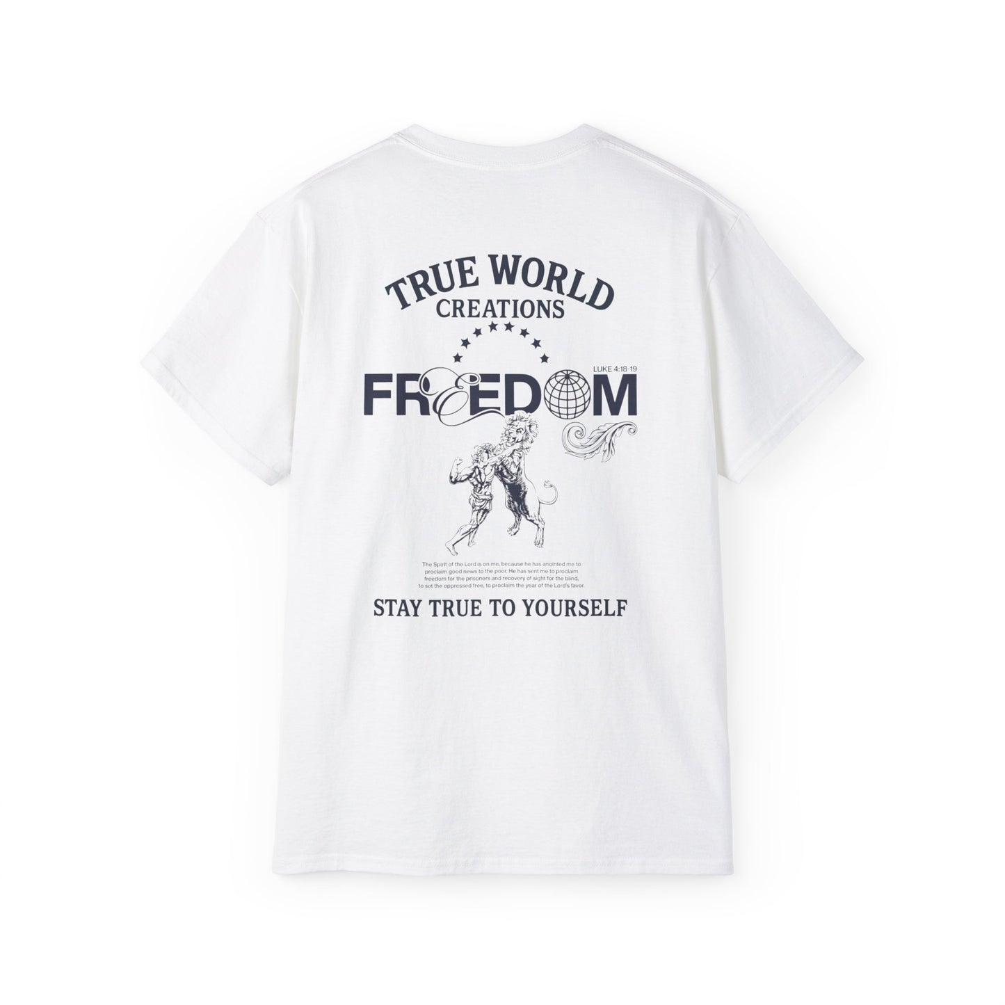 TrueWorldCreations Inspirational Cotton Tee - for Dreamers, Everyday Style