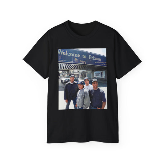Welcome to Brixton Tee, Vintage Graphic T-Shirt