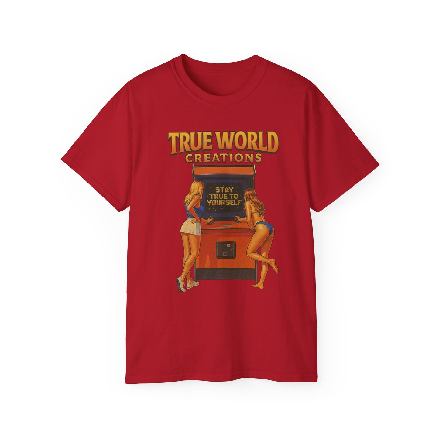 TrueWorldCreations- 'Stay True to Yourself' Vintage Style Graphic T-shirt