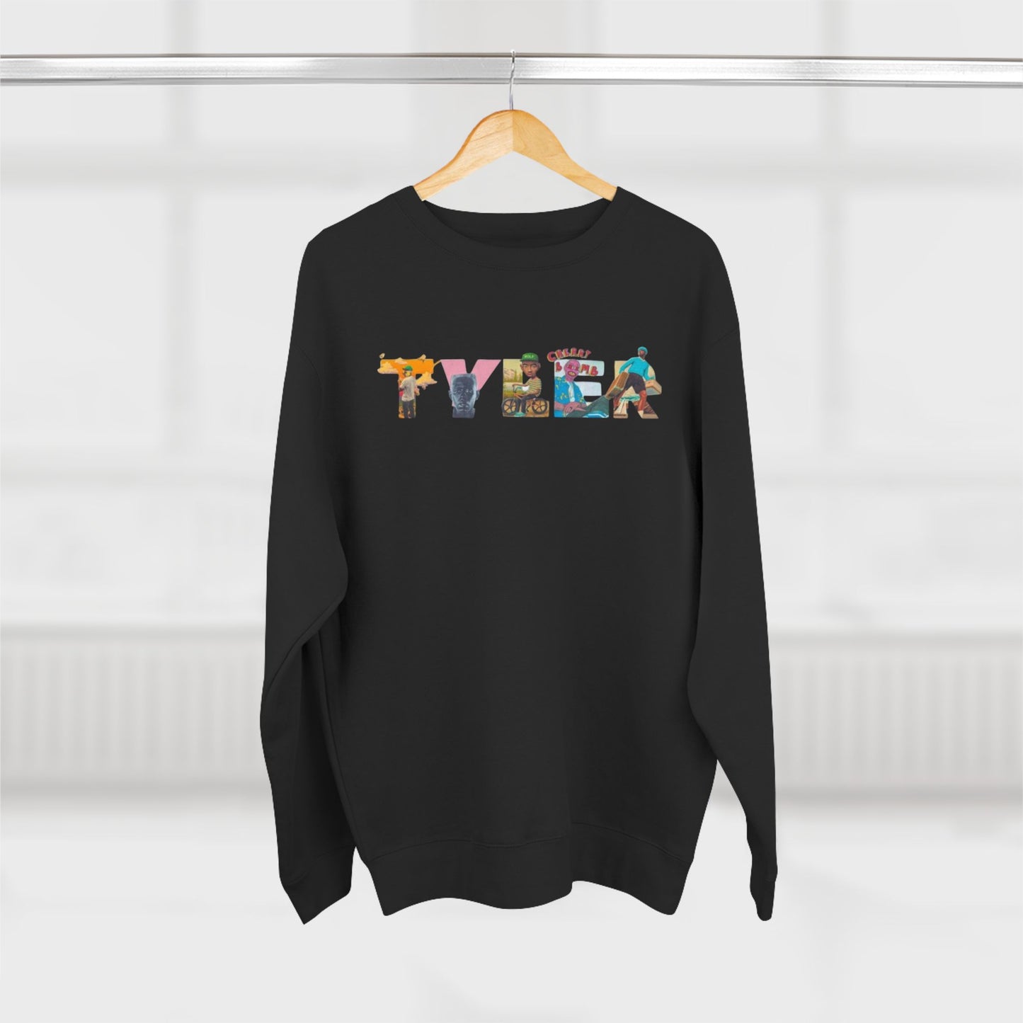 Tyler Crewneck Sweatshirt - Tyler the Creator Music Album Nameplate Design