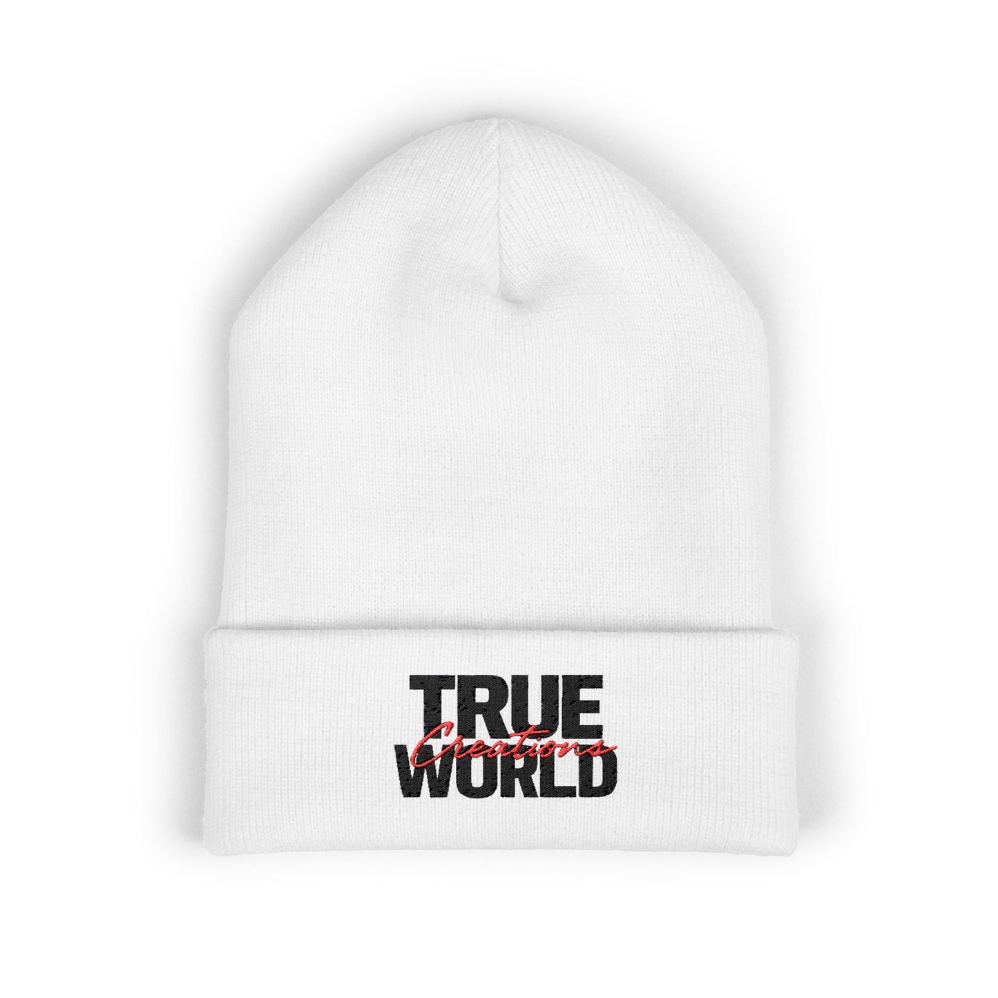 Embroidered Classic Cuffed Beanie - True World Creations