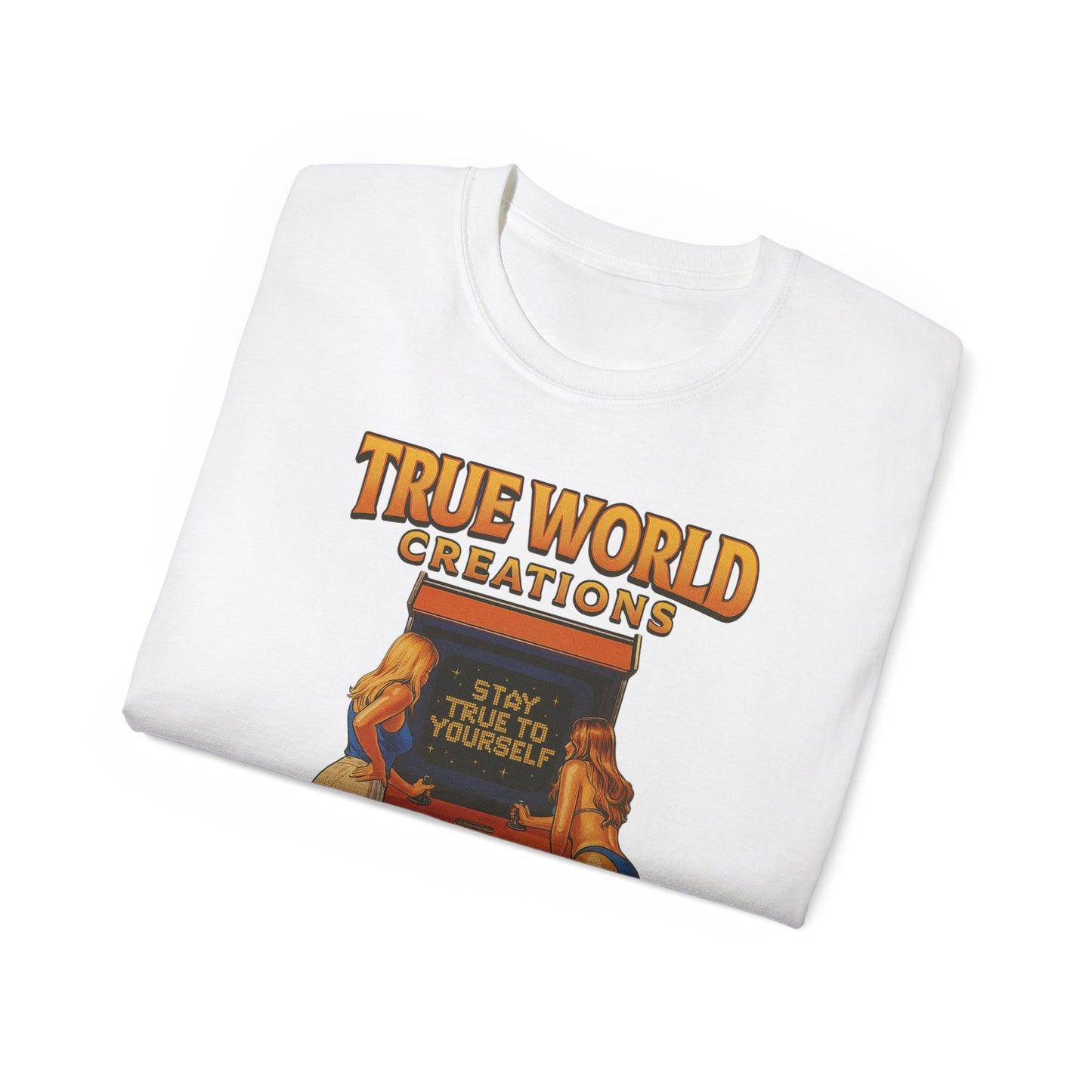 TrueWorldCreations- 'Stay True to Yourself' Vintage Style Graphic T-shirt