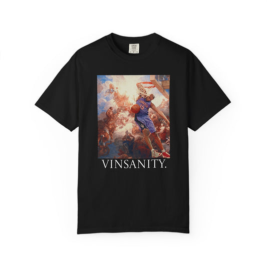 VINSANITY Basketball T-shirt | Unisex Garment-Dyed Tee | Vince Carter Inspired Design