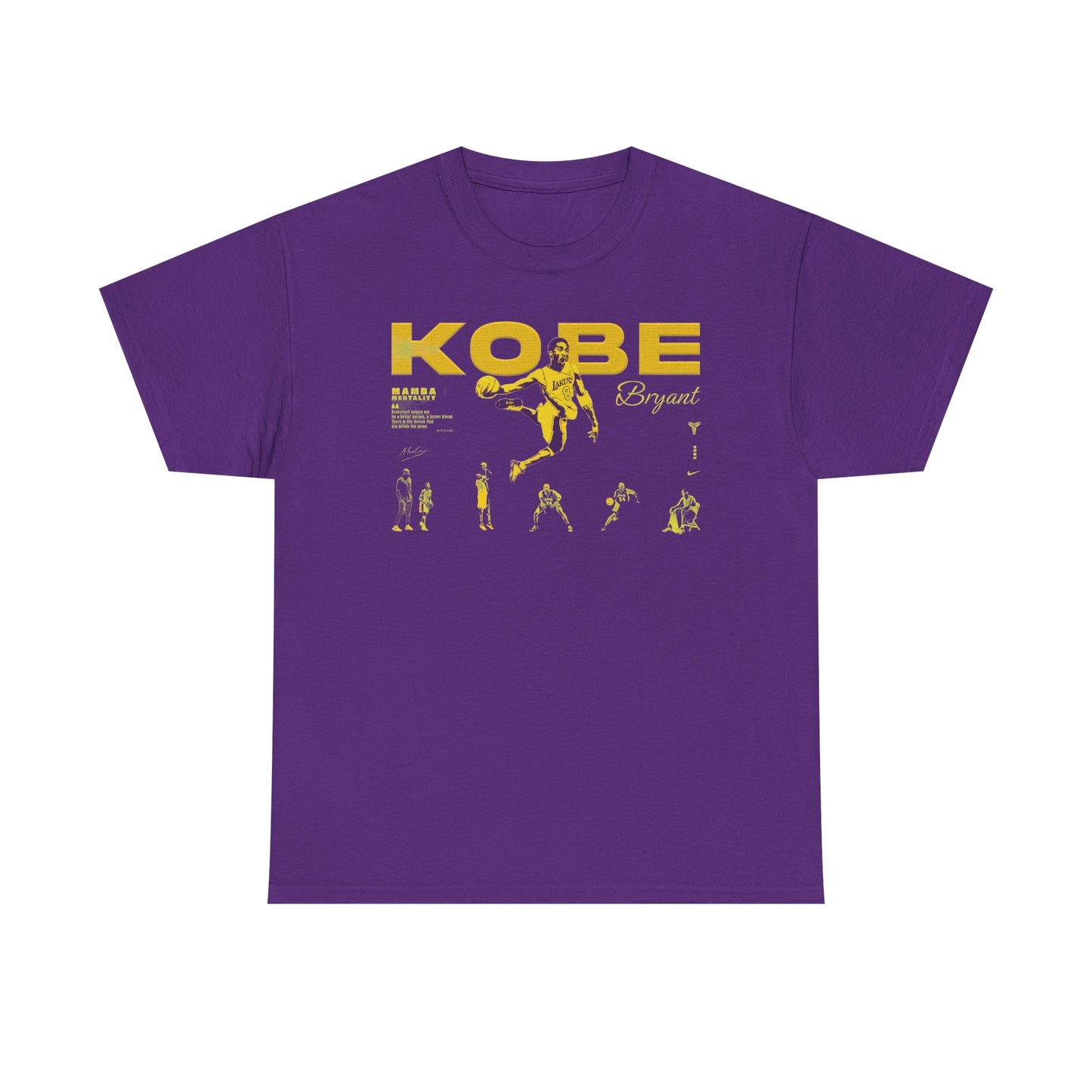 Kobe Tribute Unisex Heavy Cotton Tee – Basketball Fan Apparel