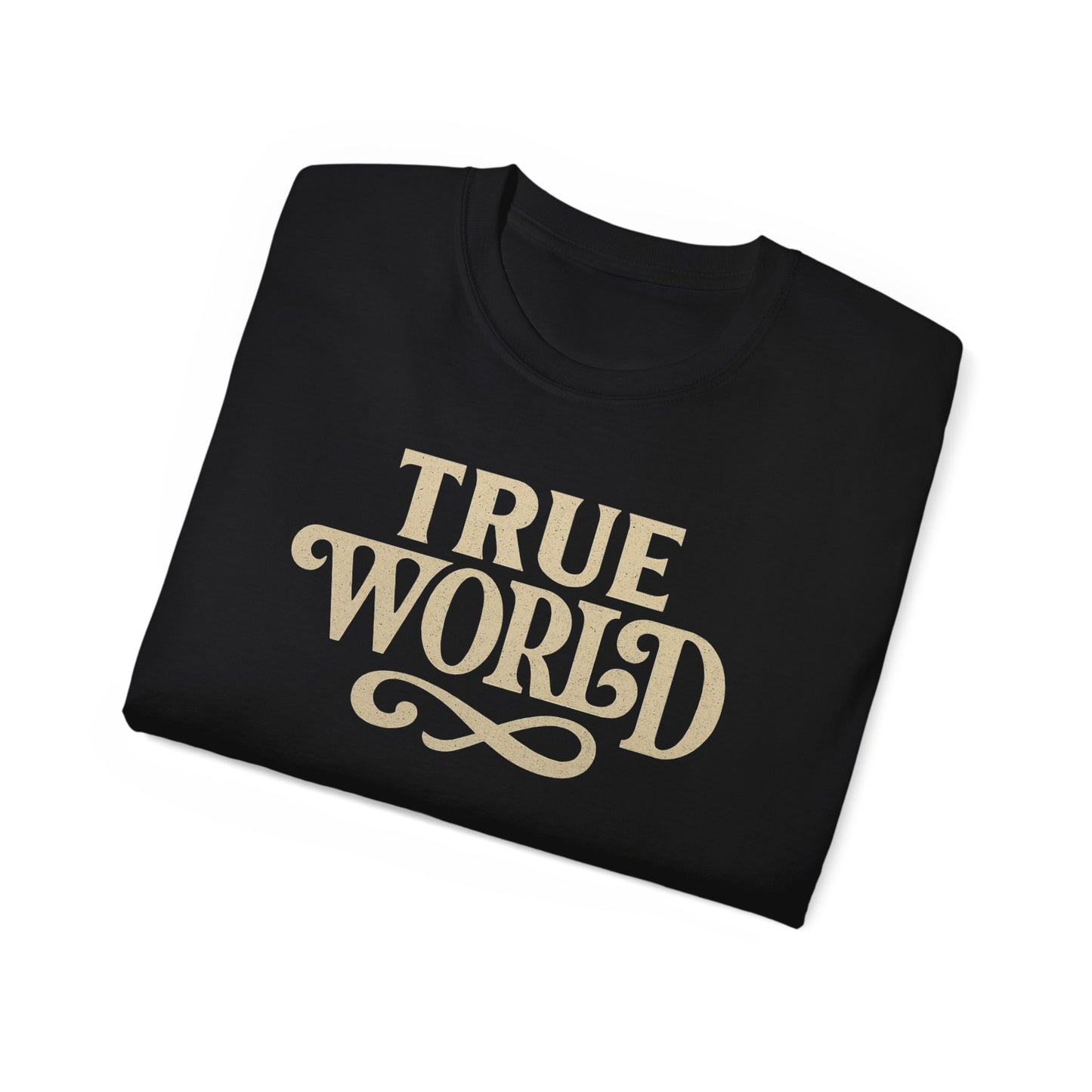 True World Creations graphic T-shirt design