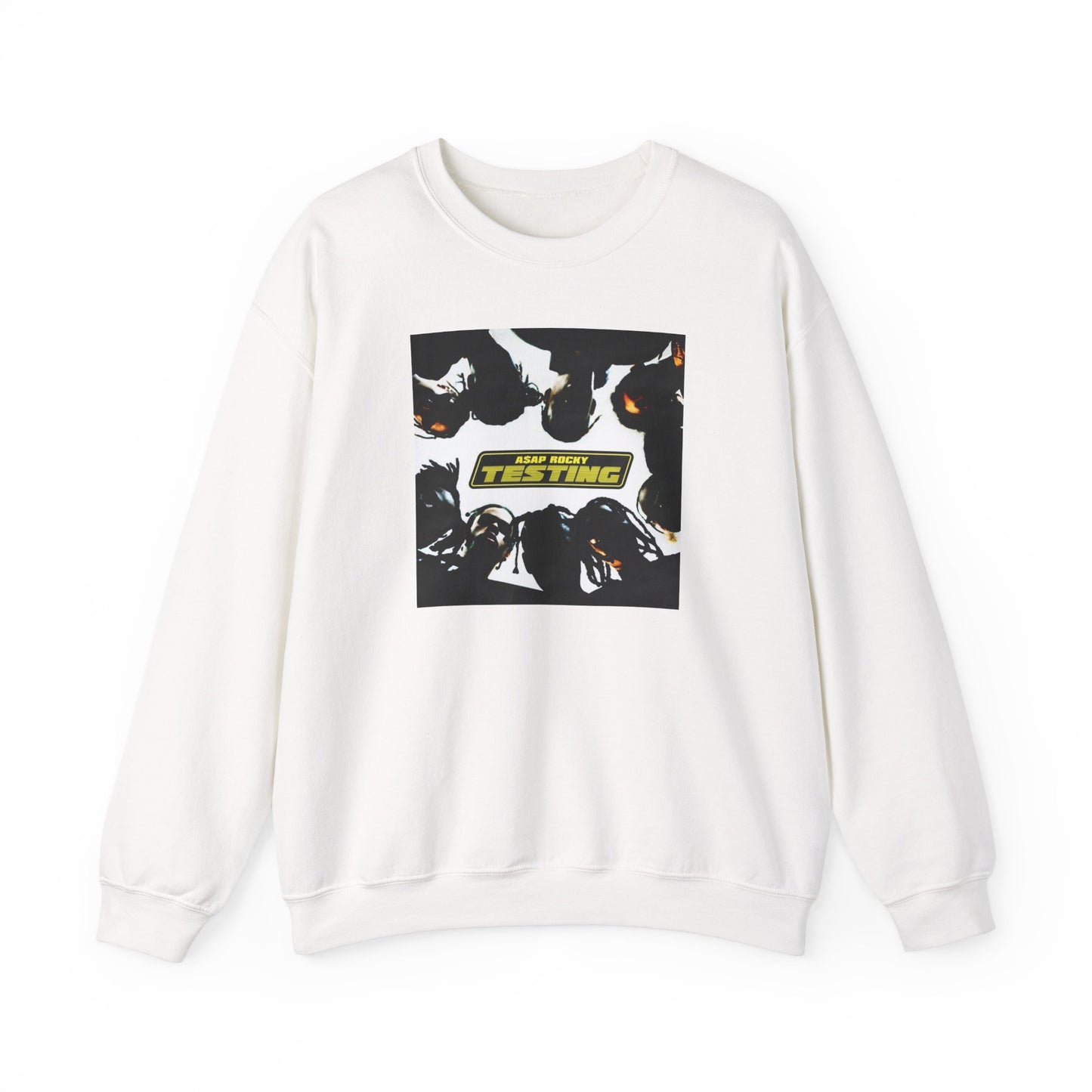 A$AP Rocky Testing Crewneck Sweatshirt - Stylish Unisex Heavy Blend for A$AP RockyMusic Lovers
