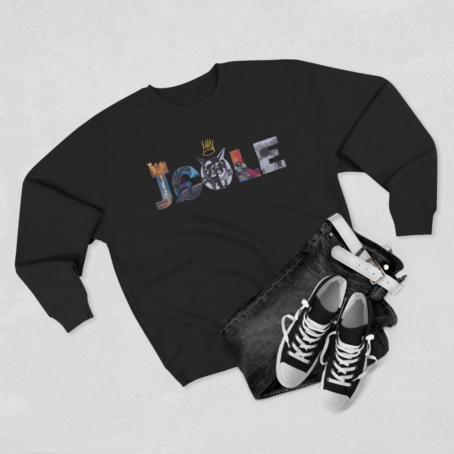 J. Cole Namplate -Music/Album Inspired Crewneck Sweatshirt - Comfortable and Stylish