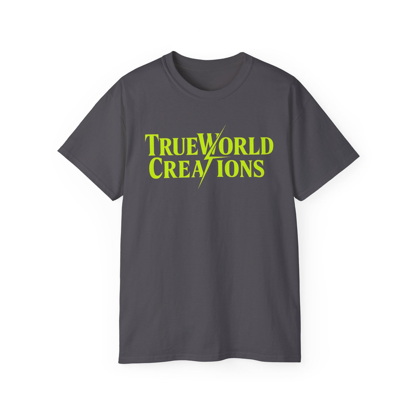 Unisex Ultra Cotton Tee - True World Creations, Casual Tee, Gift for Creatives, Everyday Wear, Comfortable Stylish Top, Unique Graphic Shirt