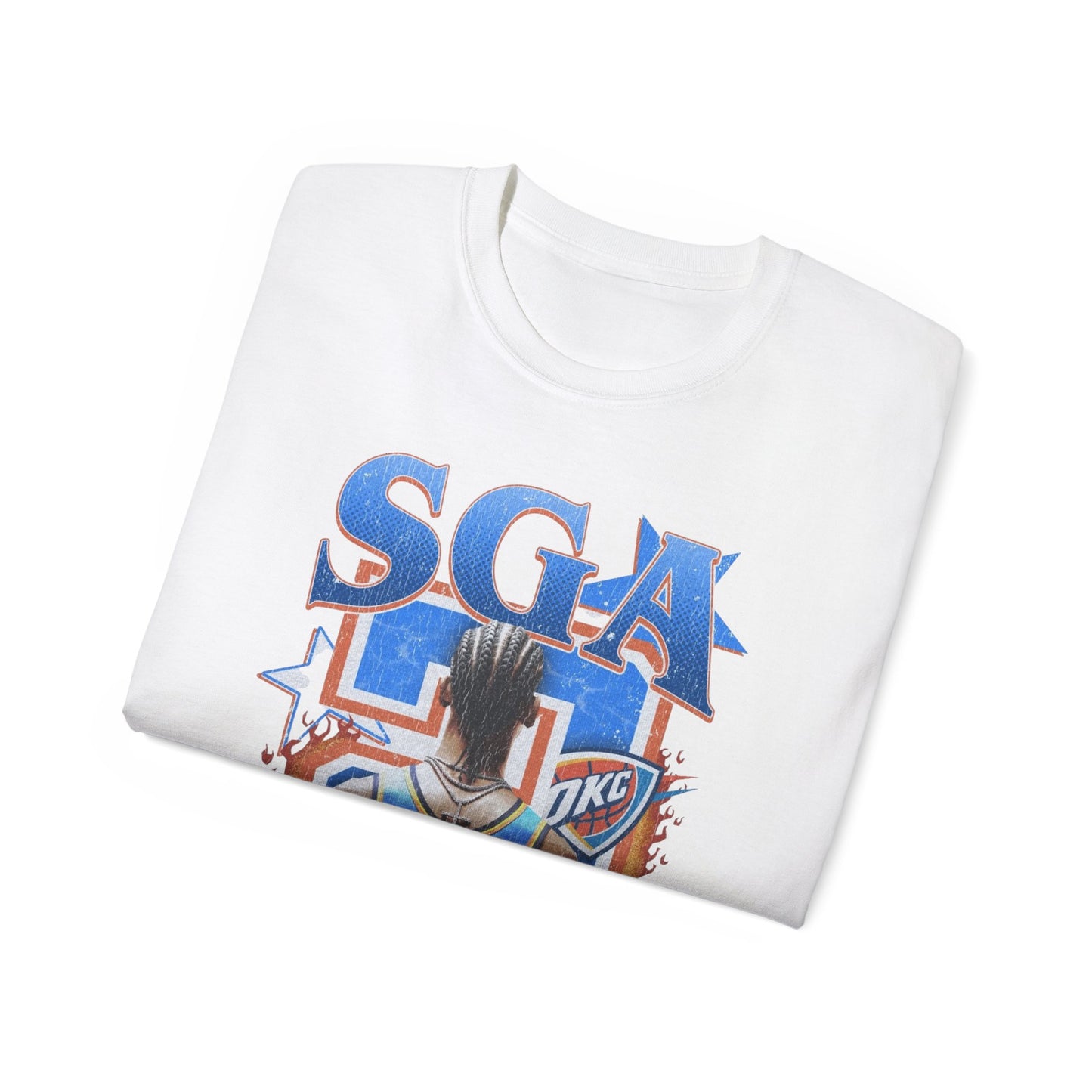 SGA Thunder Basketball T‑Shirt — OKC Thunder Shai Gilgeous‑Alexander Fan Tee