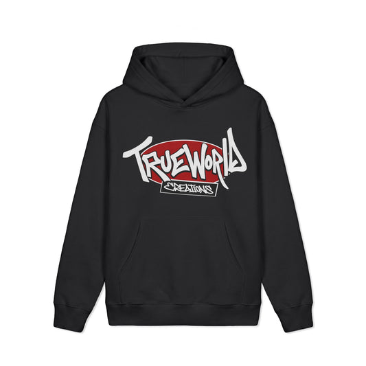 TrueWorld Creations Hoodie — Urban Graffiti Logo Pullover