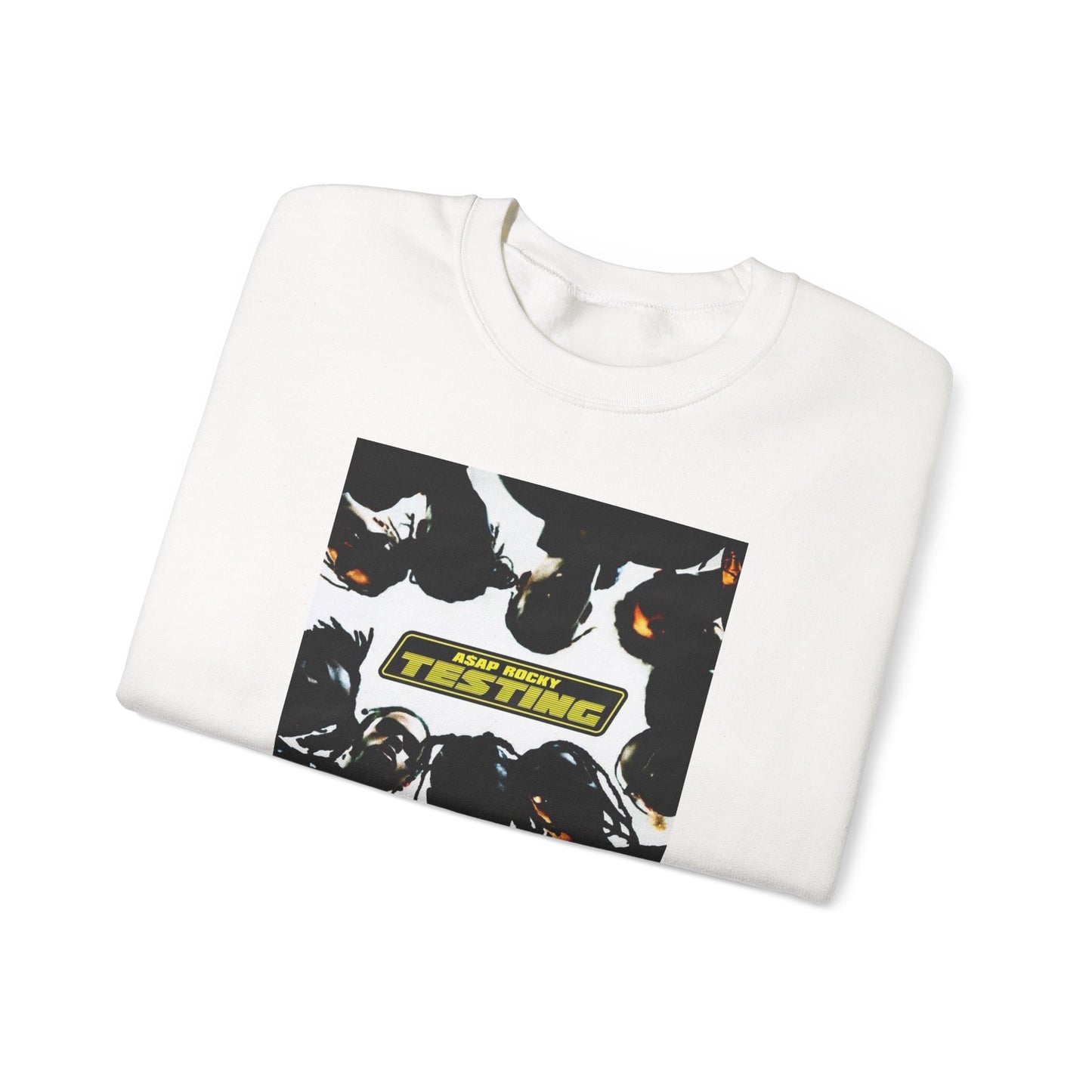A$AP Rocky Testing Crewneck Sweatshirt - Stylish Unisex Heavy Blend for A$AP RockyMusic Lovers
