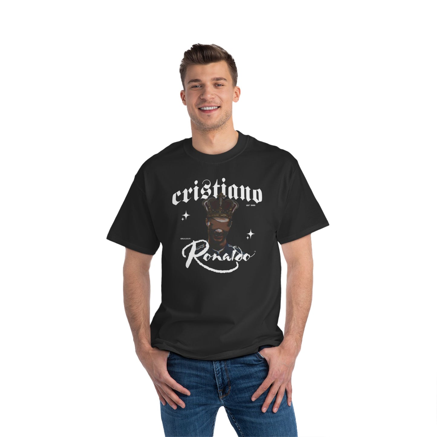Cristiano Ronaldo Fan Tee, Perfect for Sports Lovers, Casual Outfits, Gift for Athletes, Birthday, Game Day