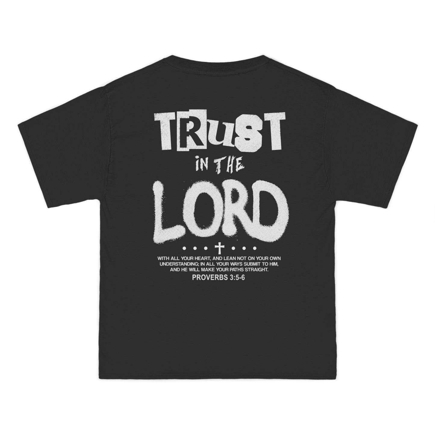 Trust in the Lord TrueWorld T-Shirt — Faith-Based Christian Graphic Tee (Proverbs 3:5-6)