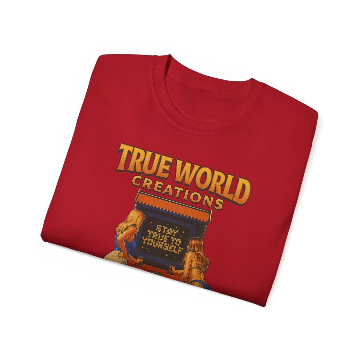 TrueWorldCreations- 'Stay True to Yourself' Vintage Style Graphic T-shirt