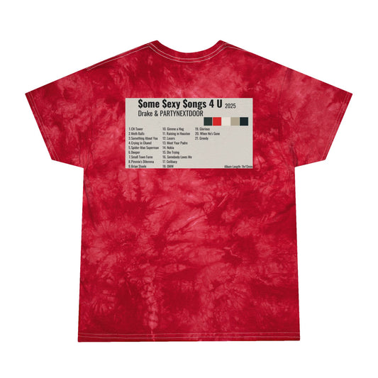 Vibrant Tie-Dye Tee - 'Some Sexy Songs 4 U' Graphic Shirt