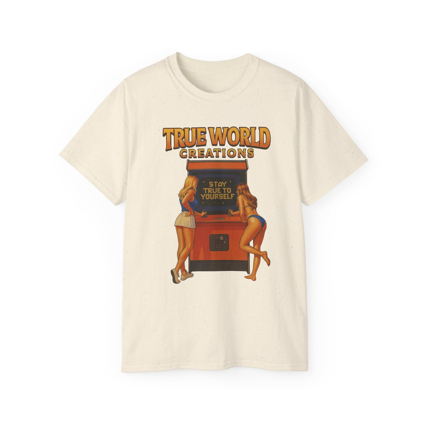 TrueWorldCreations- 'Stay True to Yourself' Vintage Style Graphic T-shirt