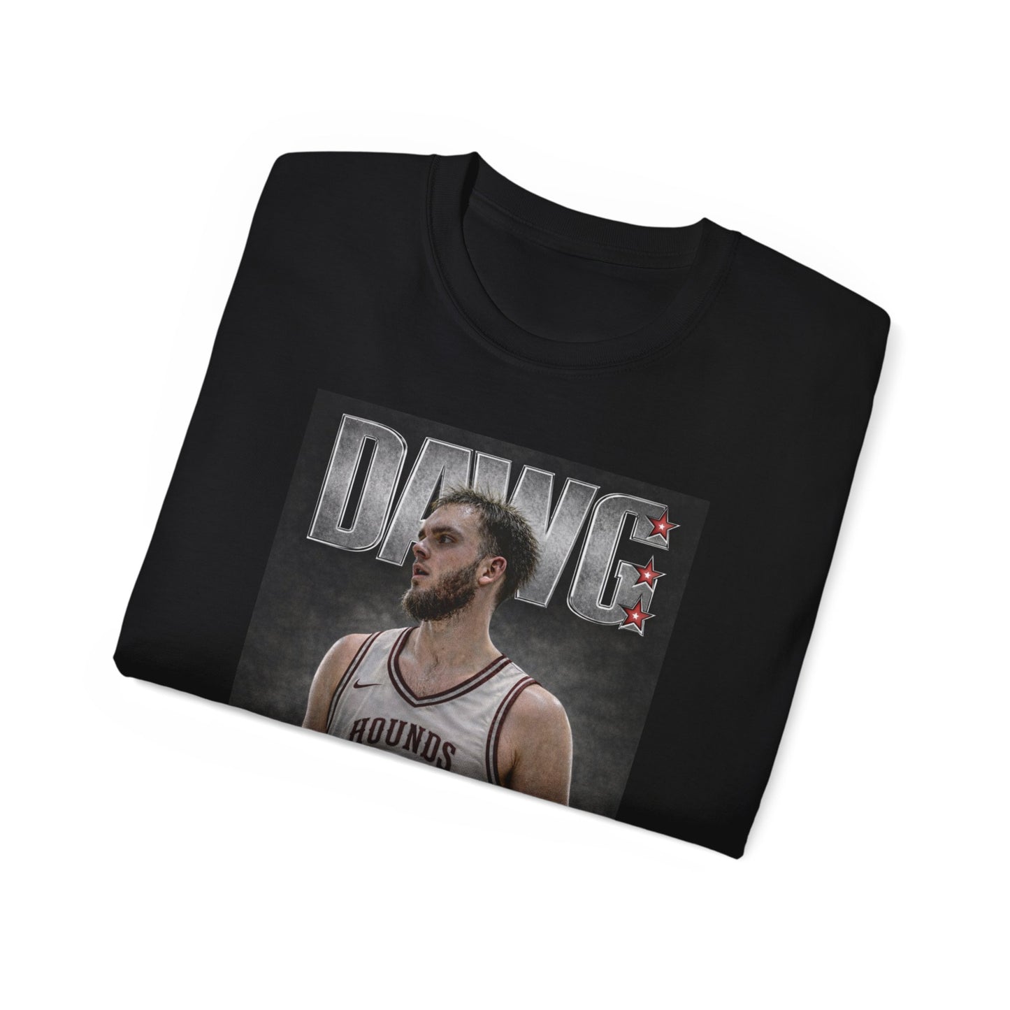 Grandview Greyhounds single Basketball Player Poster Tee — DAWG #32 Neeko Garza