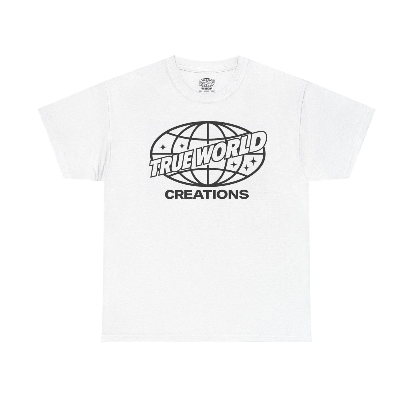 Authentic Unisex Heavy Cotton Tee - 'True World Creations' Graphic T-Shirt