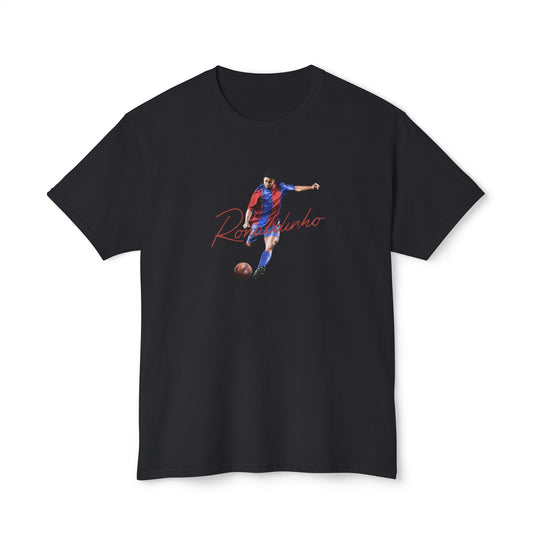 Ronaldinho Graphic Unisex HD Cotton™ T-Shirt - Perfect for Football Fans