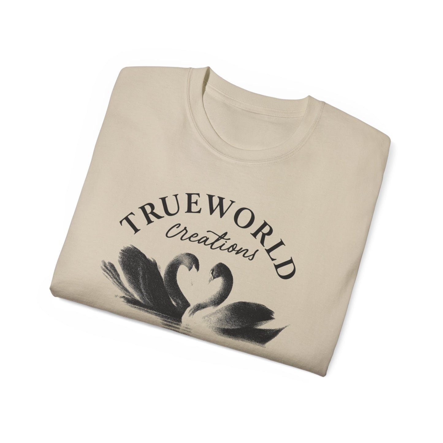 TWC Heartfelt Swans Graphic T-shirt
