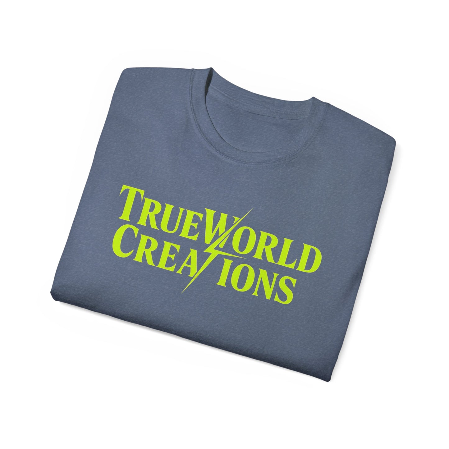 Unisex Ultra Cotton Tee - True World Creations, Casual Tee, Gift for Creatives, Everyday Wear, Comfortable Stylish Top, Unique Graphic Shirt