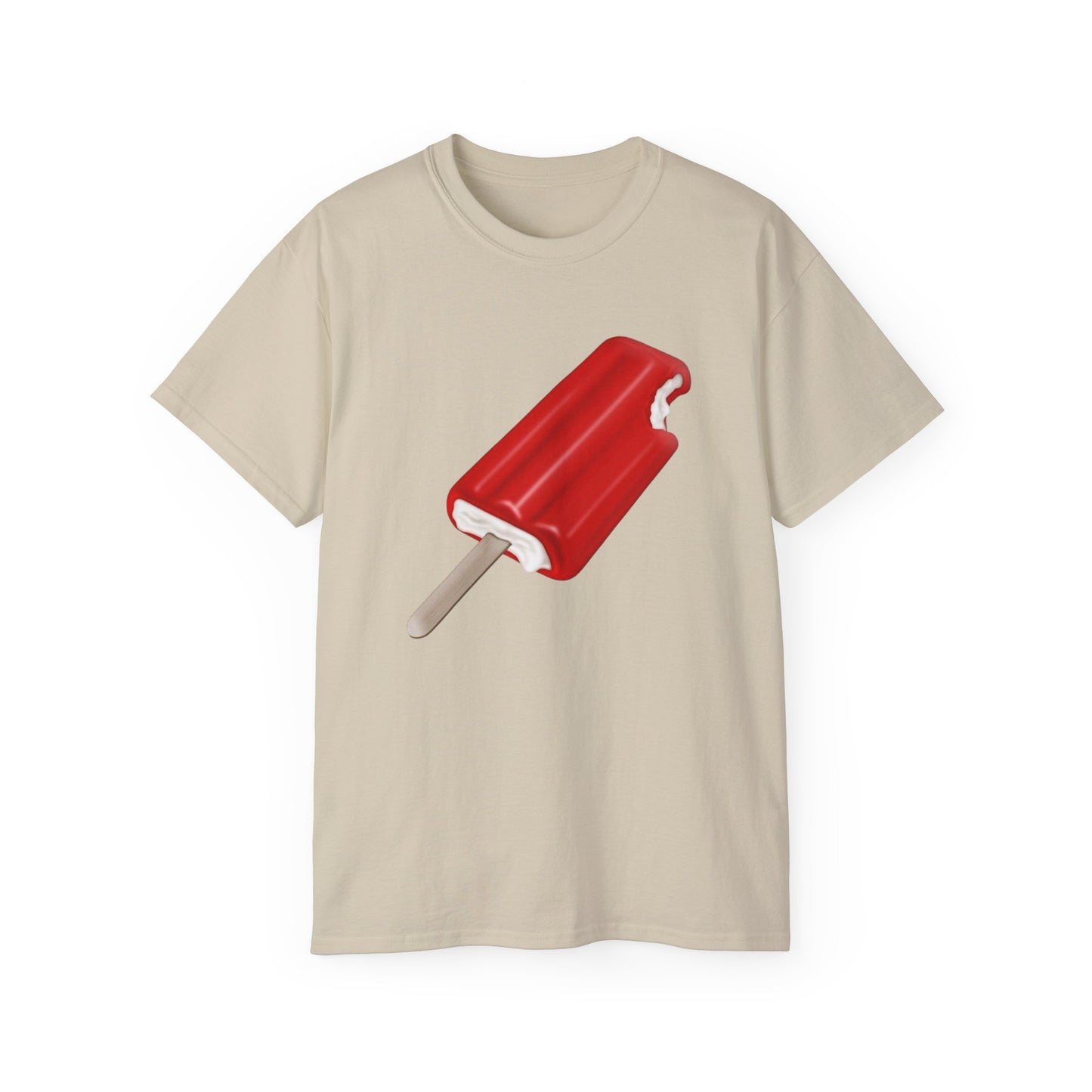 TrueWorldCreations Red Popsicle Graphic T-Shirt for Summer
