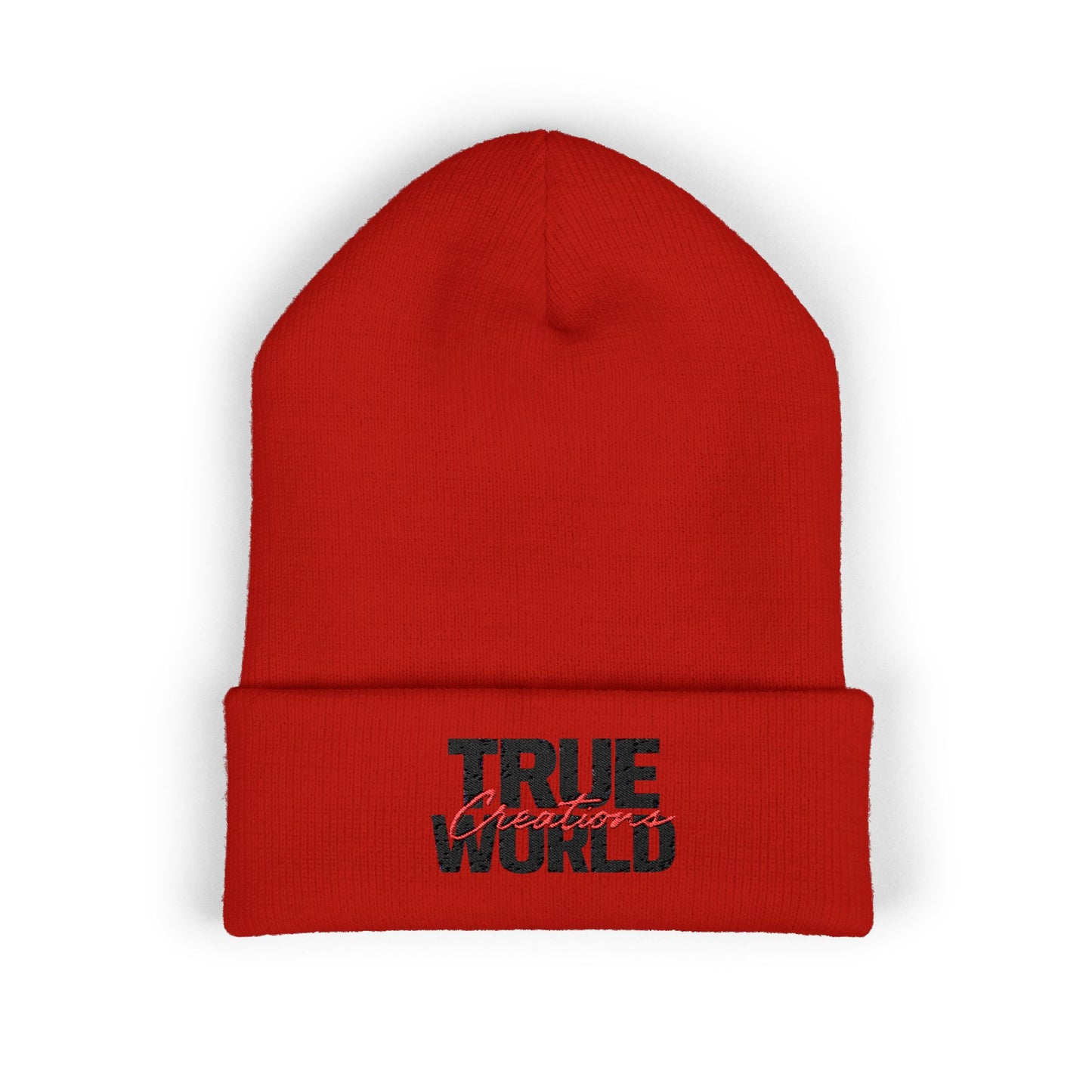 Embroidered Classic Cuffed Beanie - True World Creations