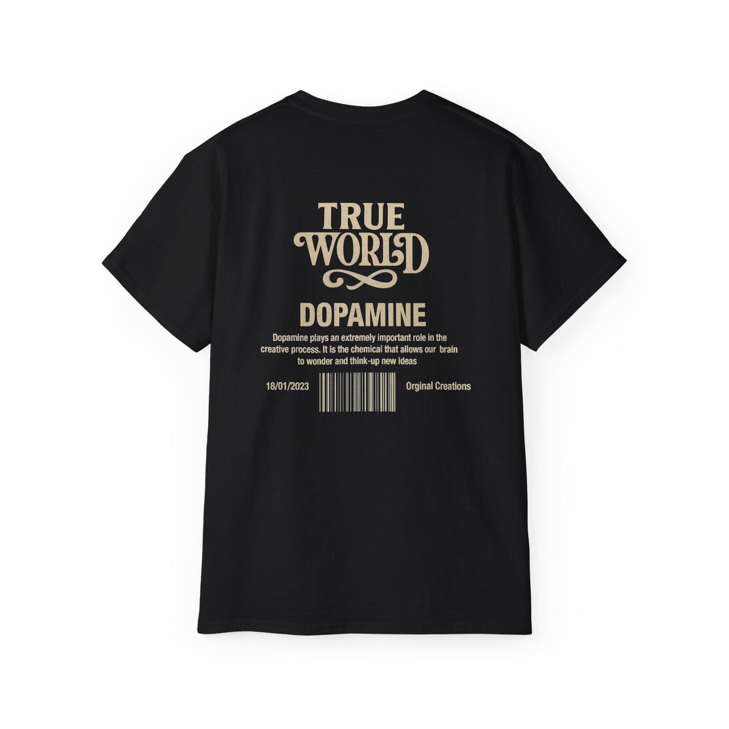 True World Creations graphic T-shirt design