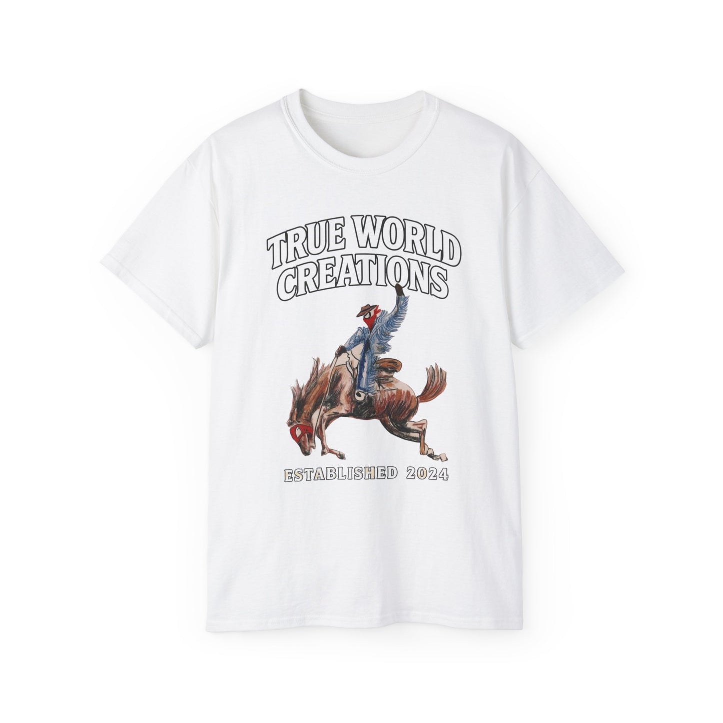 TWC Vintage Spider-Man Cowboy Graphic T-shirt