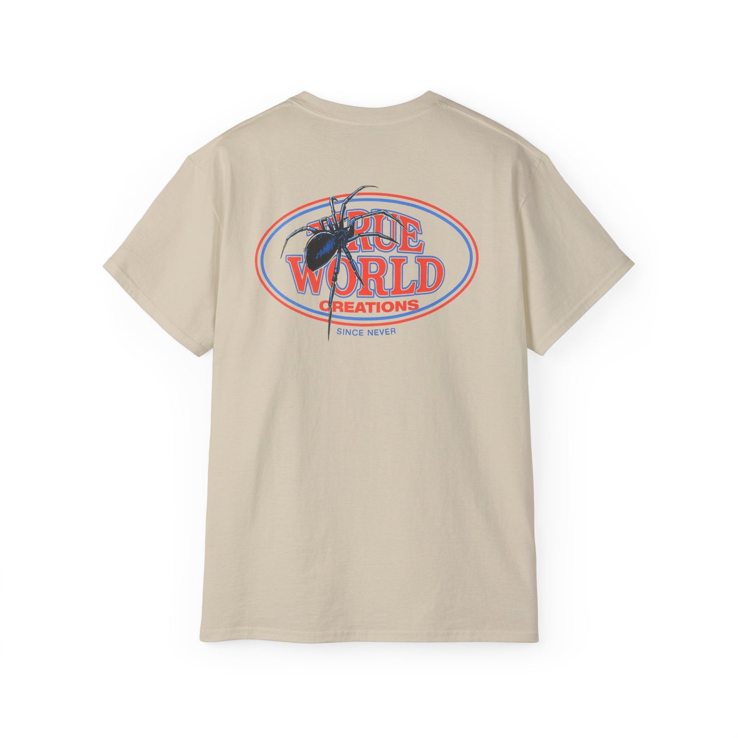 TrueWorldCreations spider graphic T-shirt