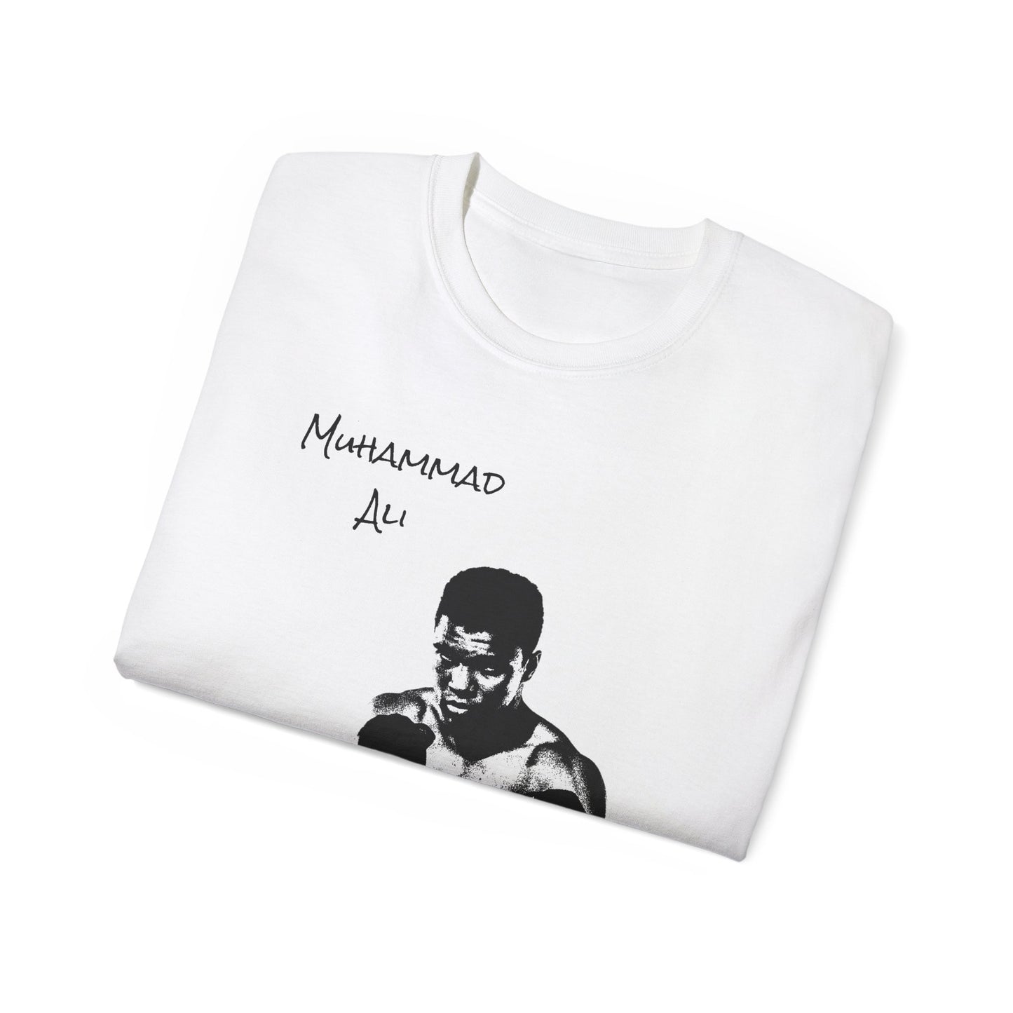 Muhammad Ali Tribute Unisex Cotton Tee - Vintage Boxing Graphic Shirt