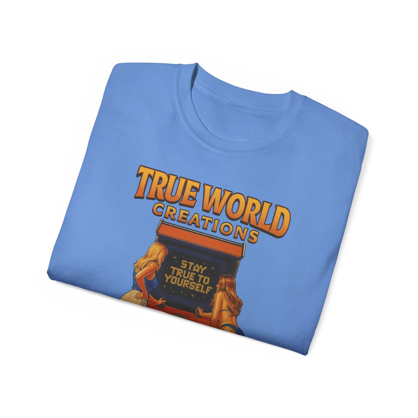 TrueWorldCreations- 'Stay True to Yourself' Vintage Style Graphic T-shirt