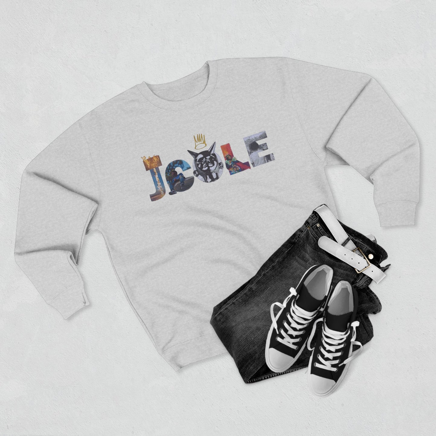J. Cole Namplate -Music/Album Inspired Crewneck Sweatshirt - Comfortable and Stylish
