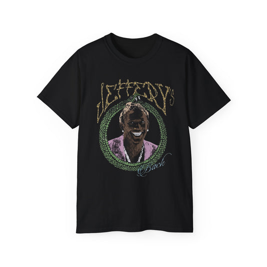 Jeffery’s back graphic T-shirt