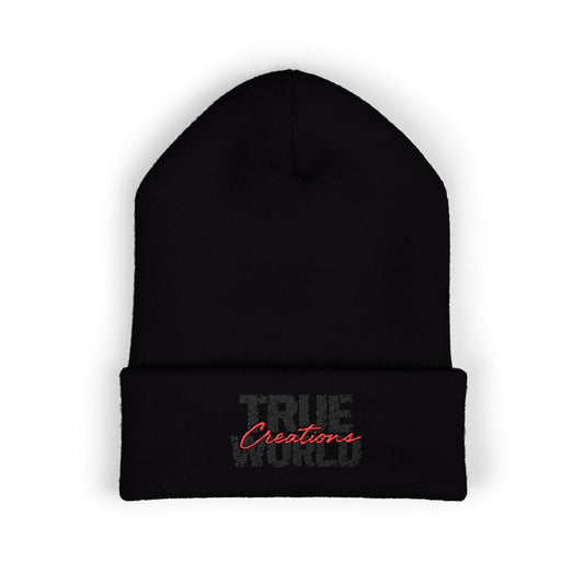 Embroidered Classic Cuffed Beanie - True World Creations