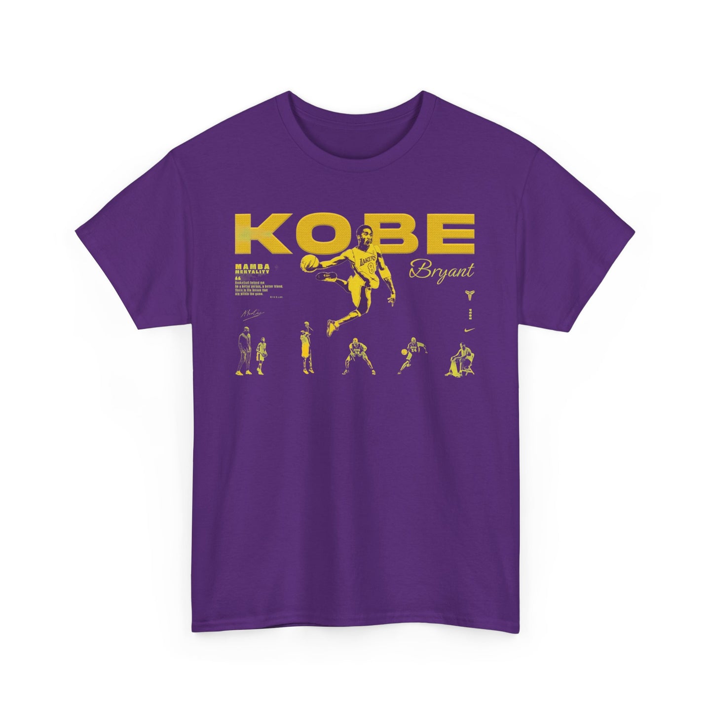 Kobe Tribute Unisex Heavy Cotton Tee – Basketball Fan Apparel