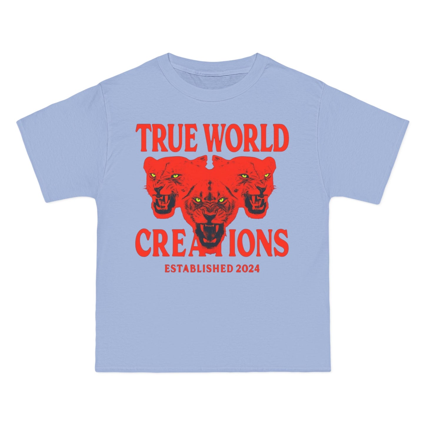 TWC red stripes heavy crewneck Graphic T-shirt