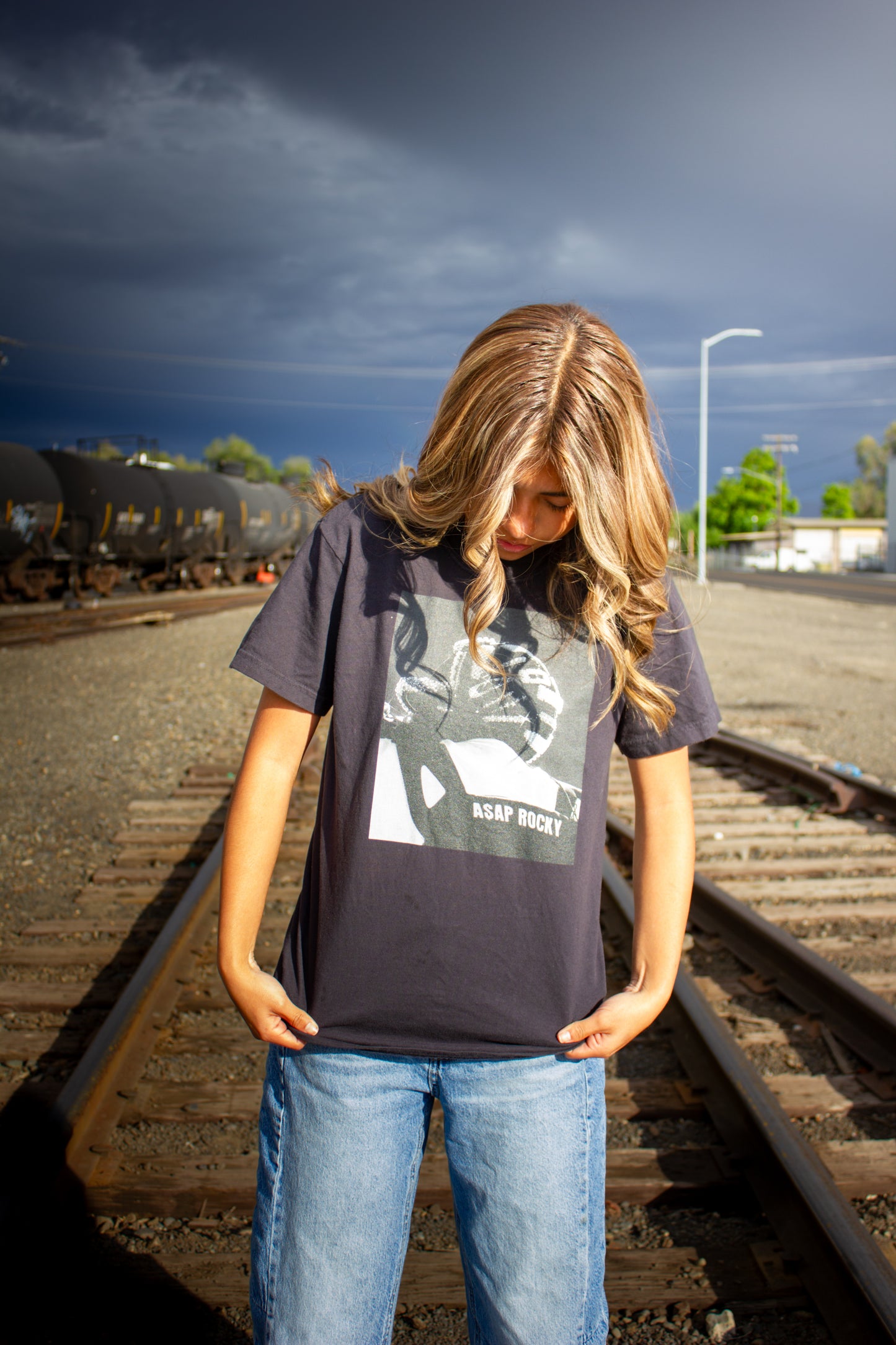 ASAP Rocky Unisex Garment-Dyed T-Shirt - Stylish Streetwear Tee