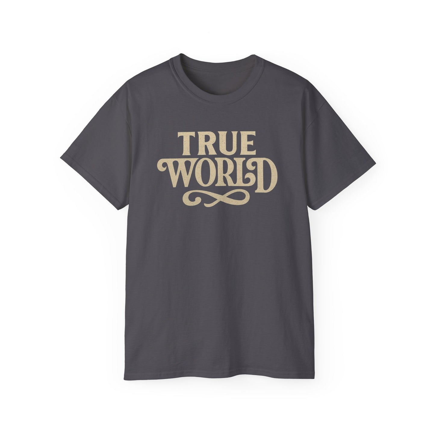 True World Creations graphic T-shirt design