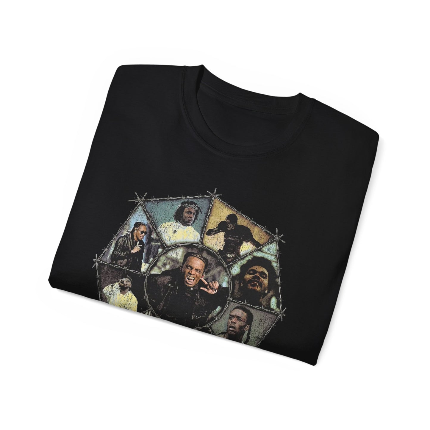 Unisex Cotton Graphic Tee - carti Vintage graphic tee shirt