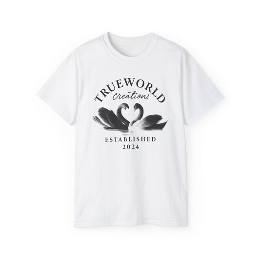 TWC Heartfelt Swans Graphic T-shirt