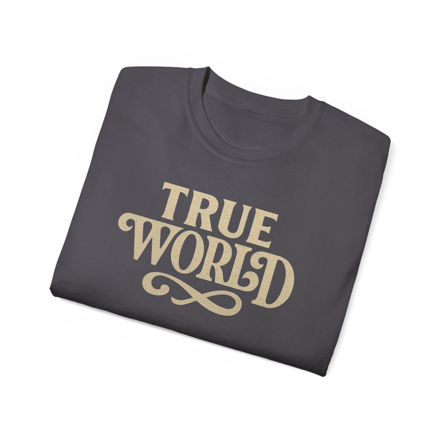 True World Creations graphic T-shirt design