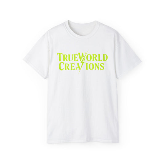 Unisex Ultra Cotton Tee - True World Creations, Casual Tee, Gift for Creatives, Everyday Wear, Comfortable Stylish Top, Unique Graphic Shirt