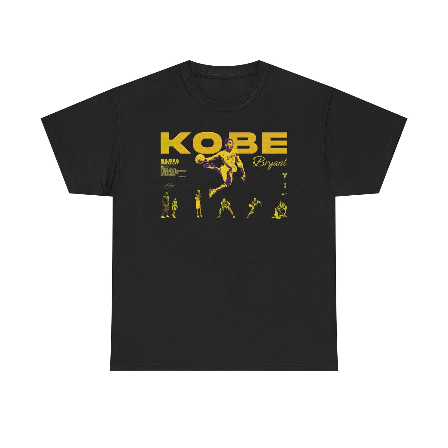 Kobe Tribute Unisex Heavy Cotton Tee – Basketball Fan Apparel