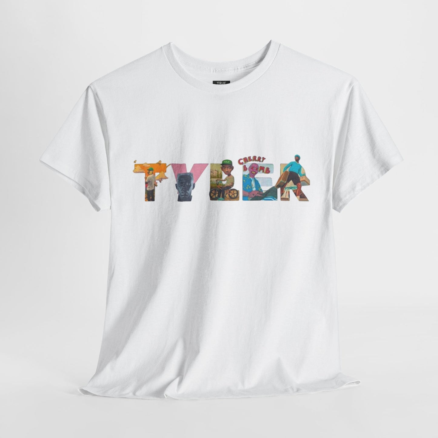 Graphic Tee - Tyler Name Plate - Unisex Heavy Cotton Tee for Tyler Fans and Similar Artists