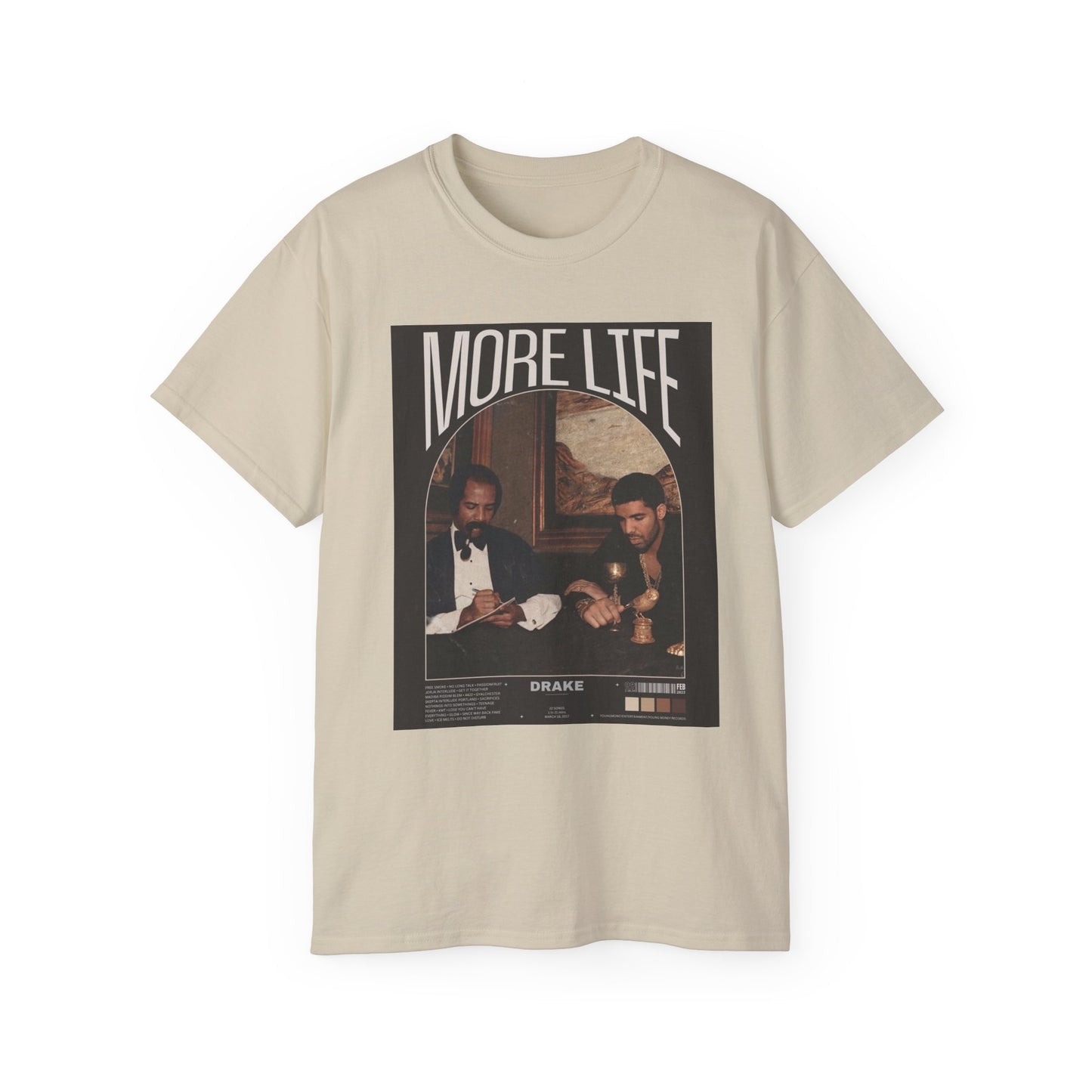 More Life Unisex Ultra Cotton Tee, Music T-Shirt, Drake , Casual Streetwear