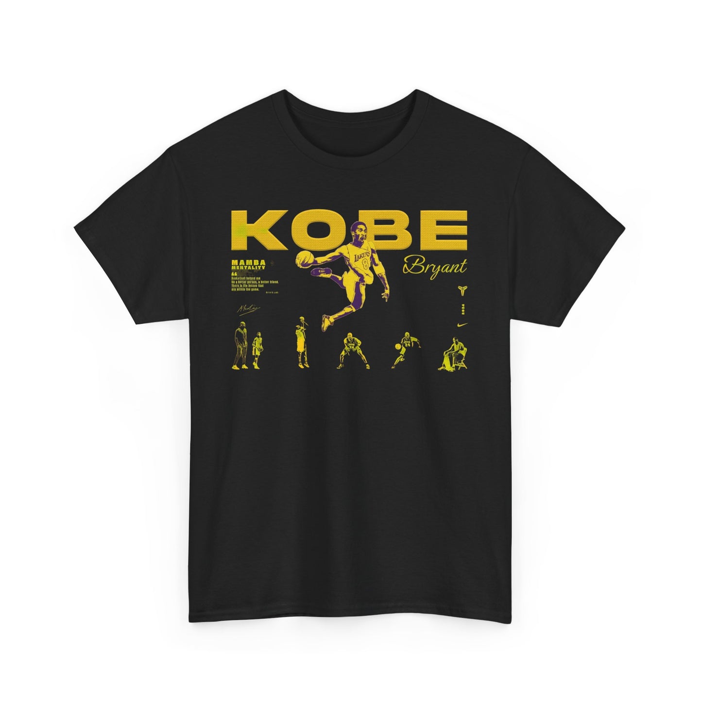 Kobe Tribute Unisex Heavy Cotton Tee – Basketball Fan Apparel